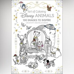Disney Art of Coloring Animals Coloring Book Hard cover Coloring Book